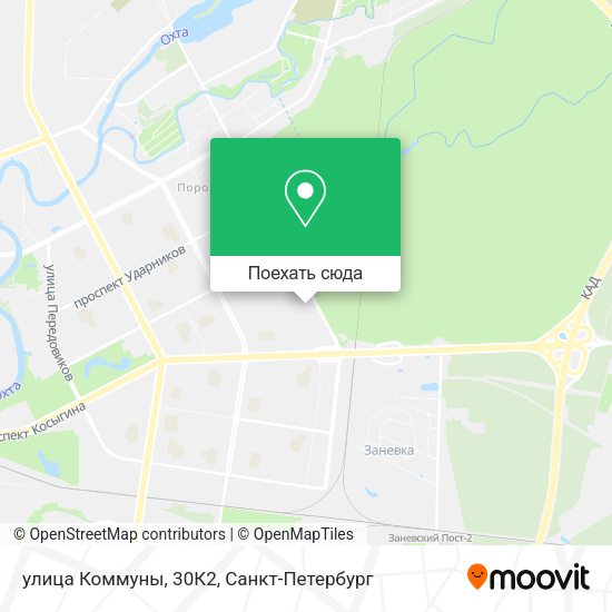 Карта улица Коммуны, 30К2