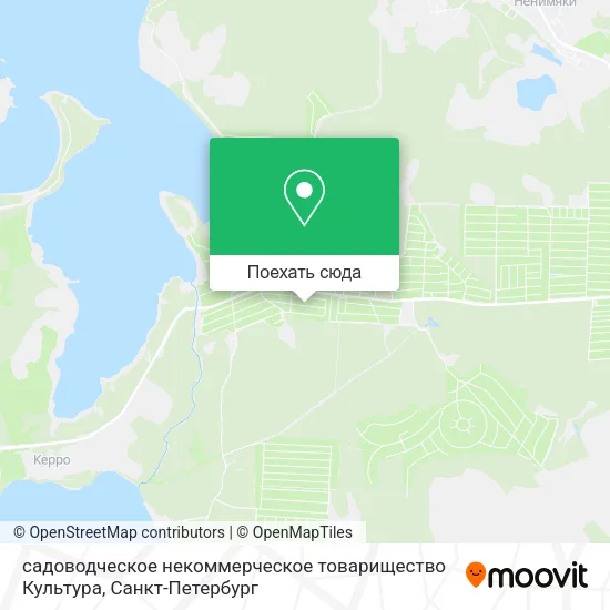 Карта садоводческое некоммерческое товарищество Культура