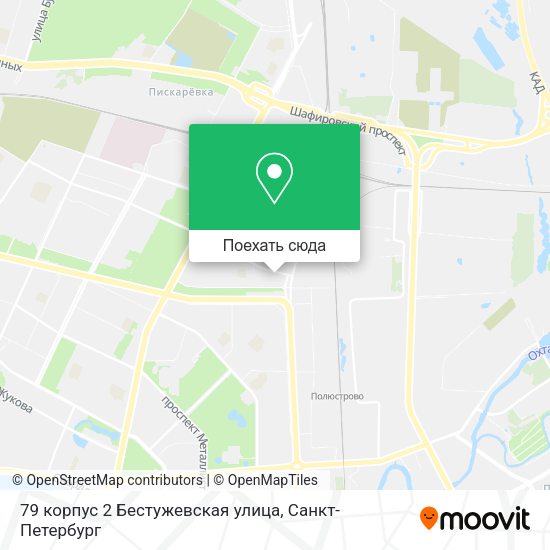 Карта 79 корпус 2 Бестужевская улица