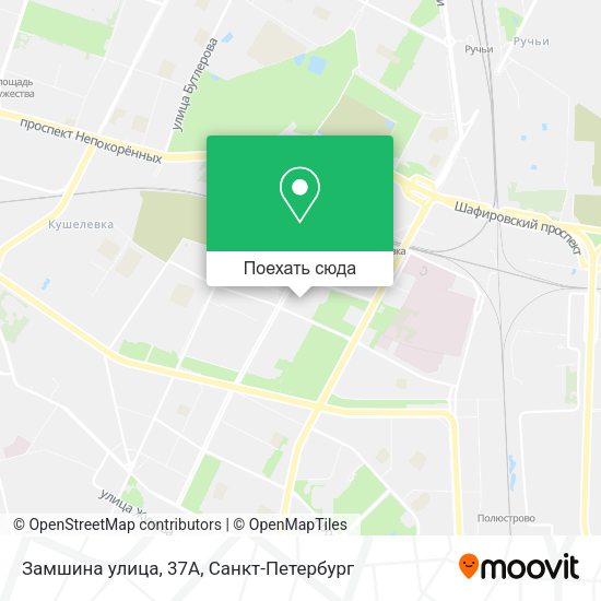 Карта Замшина улица, 37А