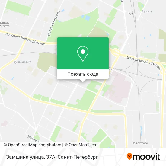 Карта Замшина улица, 37А