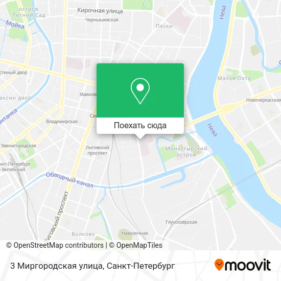 Карта 3 Миргородская улица