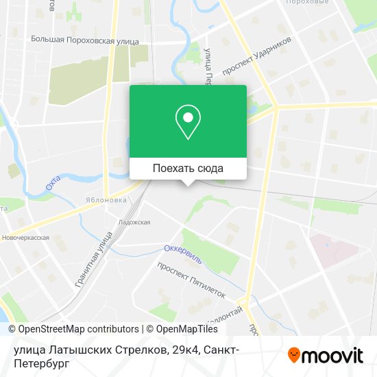 Карта улица Латышских Стрелков, 29к4