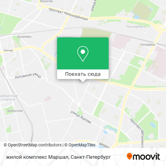 Карта жилой комплекс Маршал