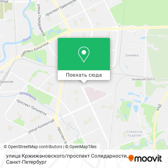 Проспект солидарности карта