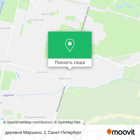 Карта деревня Марьино, 2
