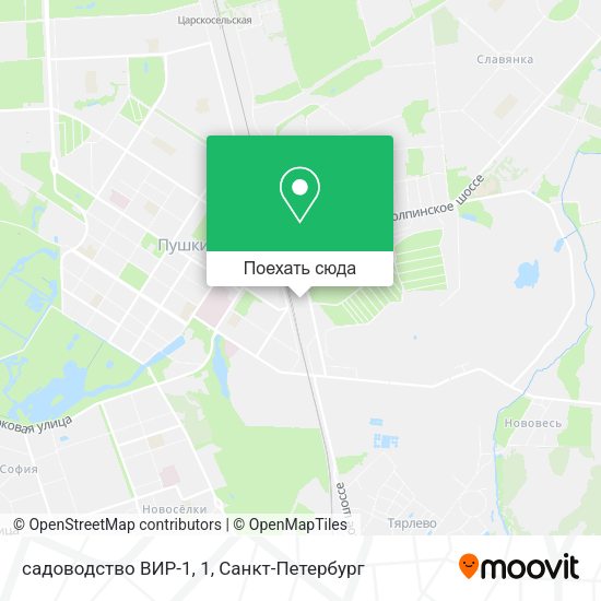 Карта садоводство ВИР-1, 1