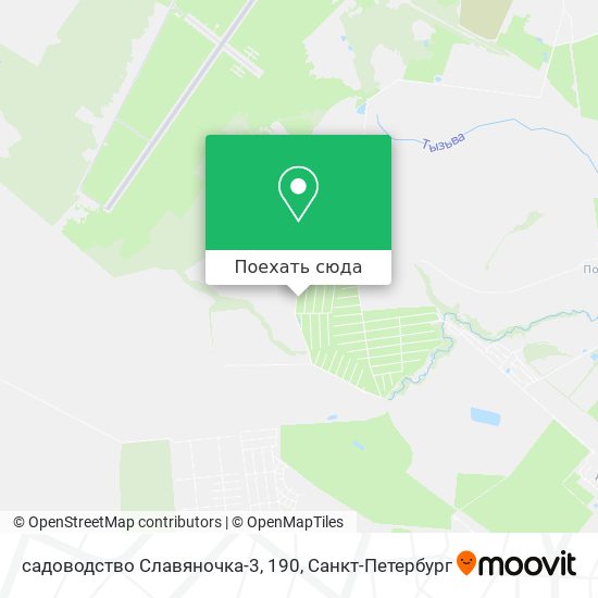 Карта садоводство Славяночка-3, 190