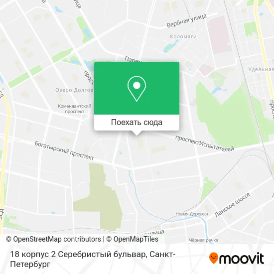 Карта 18 корпус 2 Серебристый бульвар
