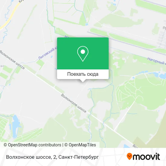 Карта Волхонское шоссе, 2
