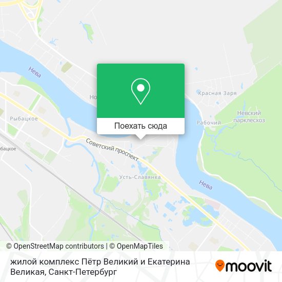 Карта жилой комплекс Пётр Великий и Екатерина Великая