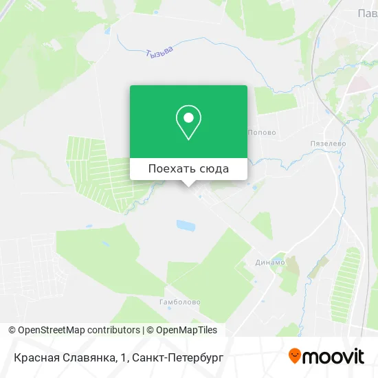 Карта Красная Славянка, 1