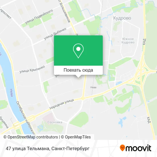 Карта 47 улица Тельмана