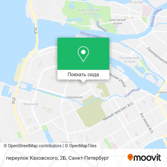 Карта переулок Каховского, 2Б