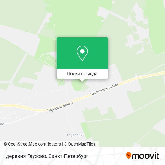 Карта деревня Глухово