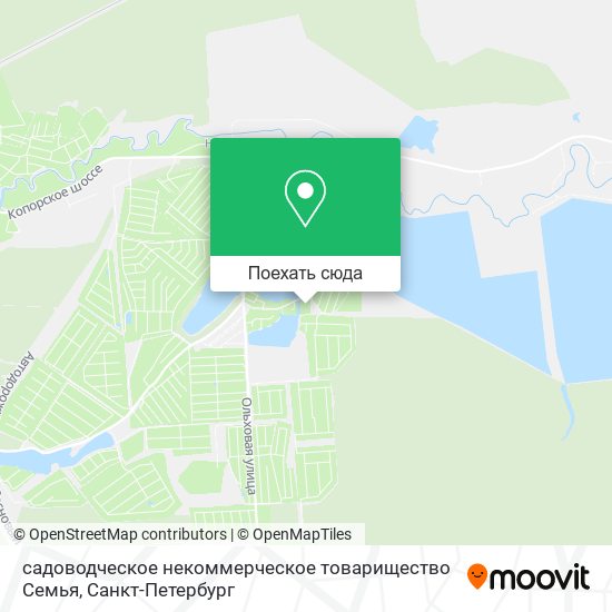 Карта садоводческое некоммерческое товарищество Семья