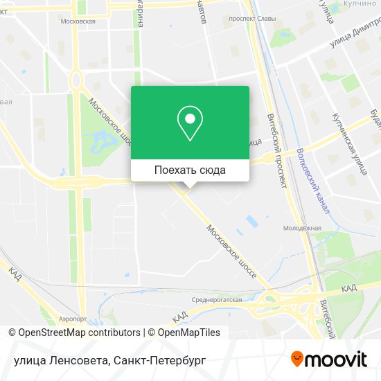 Карта улица Ленсовета