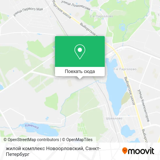 Карта жилой комплекс Новоорловский