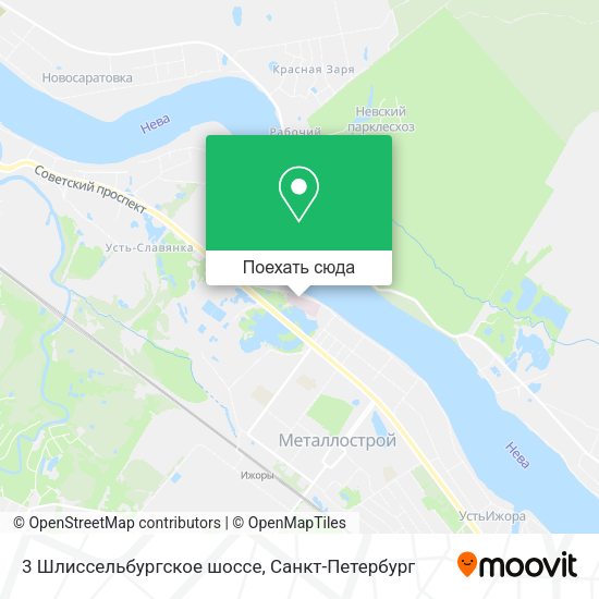 Карта 3 Шлиссельбургское шоссе