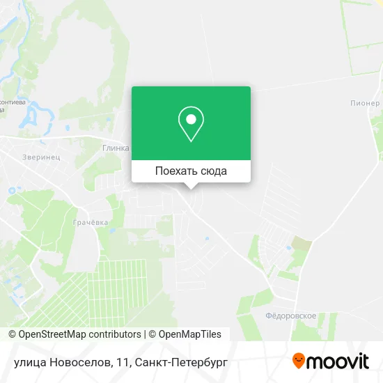 Карта улица Новоселов, 11