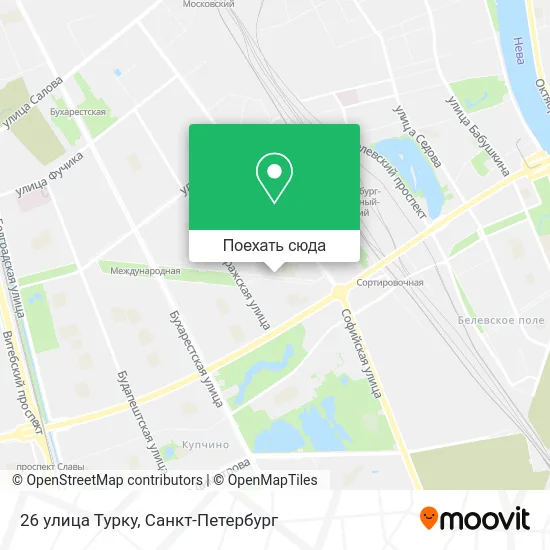 Карта 26 улица Турку