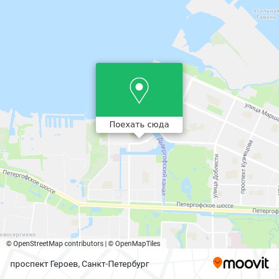 Карта проспект Героев