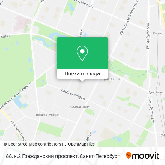 Карта 88, к.2 Гражданский проспект