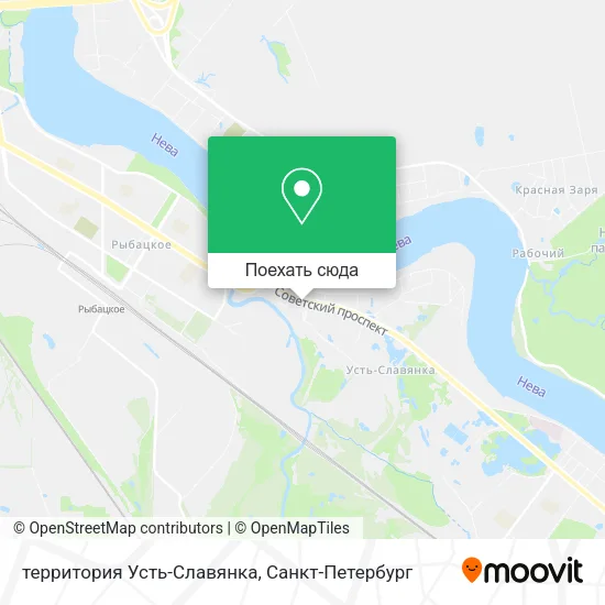Карта территория Усть-Славянка