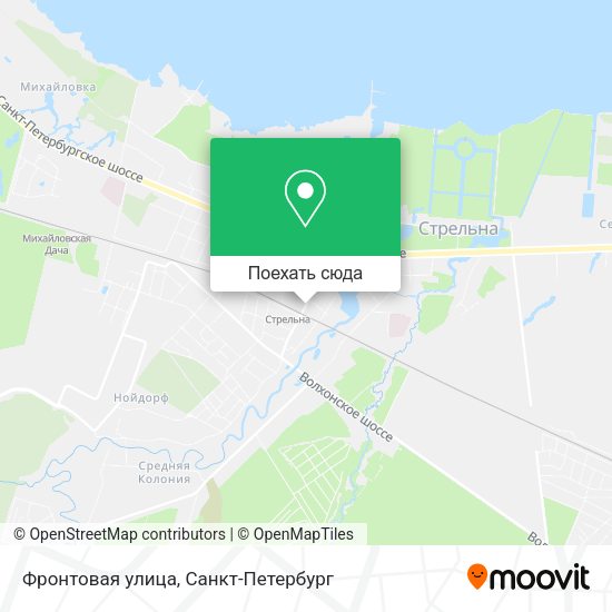 Карта Фронтовая улица