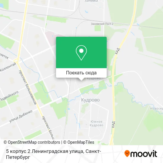 Карта 5 корпус 2 Ленинградская улица