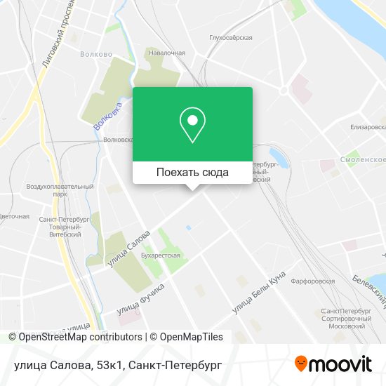 Карта улица Салова, 53к1