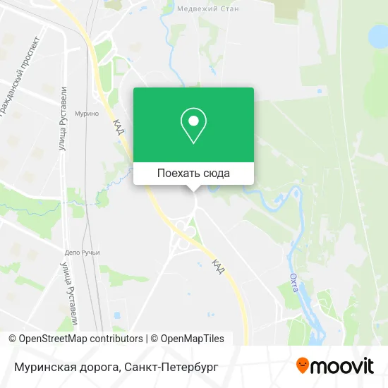 Карта Муринская дорога