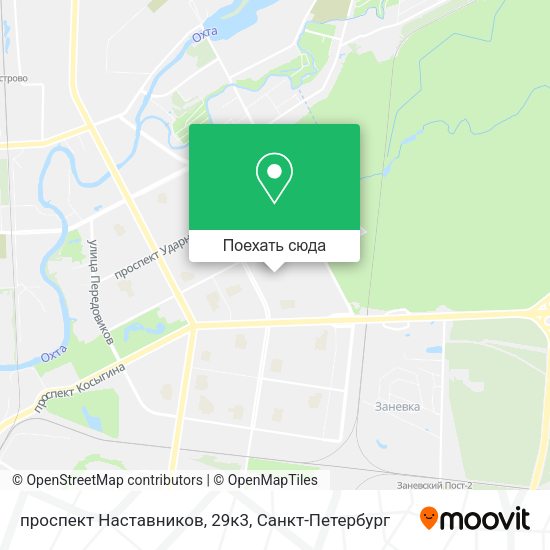 Карта проспект Наставников, 29к3