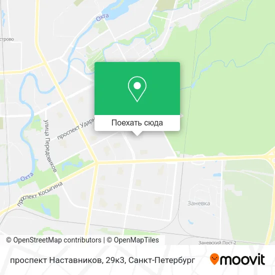 Карта проспект Наставников, 29к3