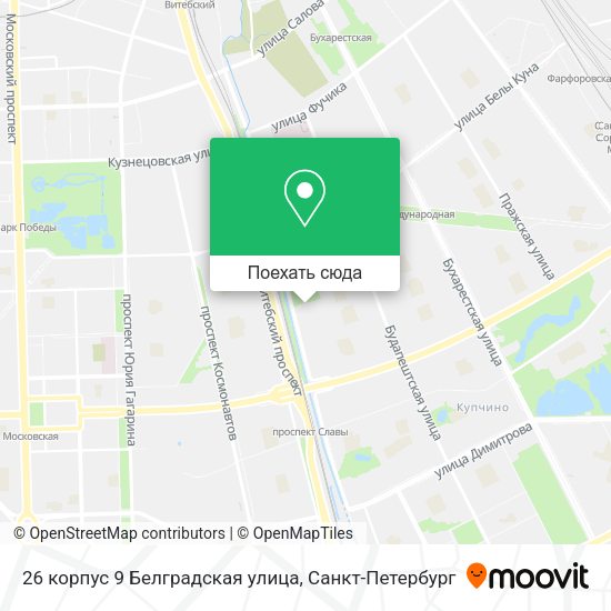 Карта 26 корпус 9 Белградская улица