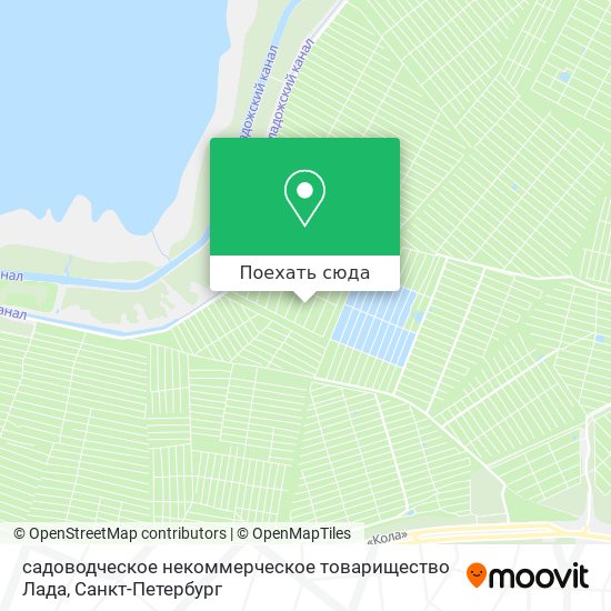 Карта садоводческое некоммерческое товарищество Лада