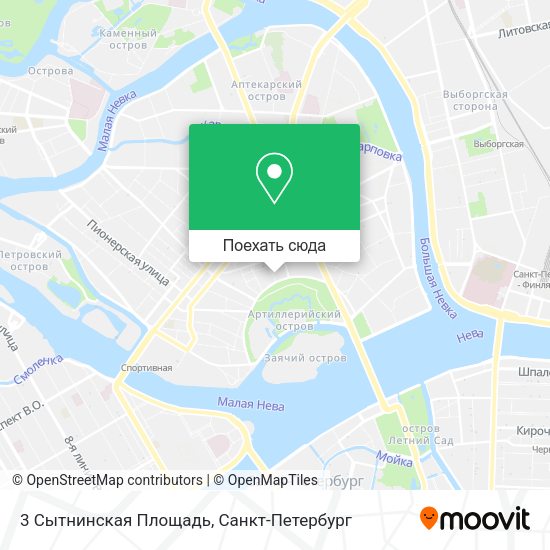 Карта 3 Сытнинская Площадь
