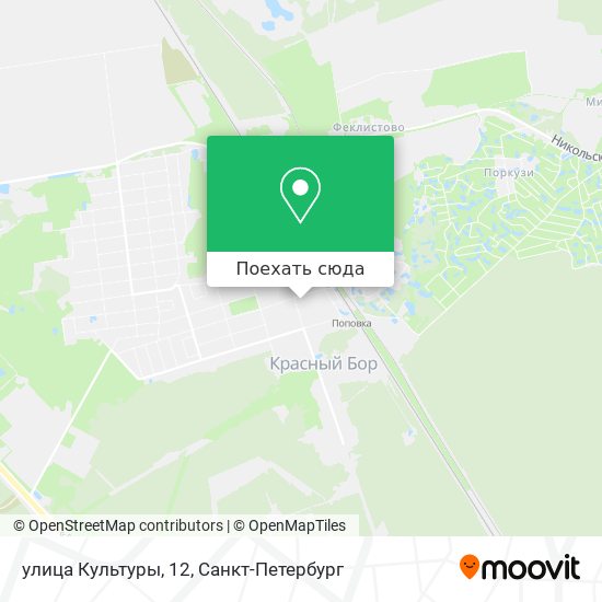 Карта улица Культуры, 12