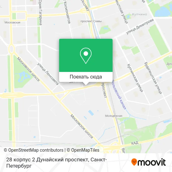 Карта 28 корпус 2 Дунайский проспект