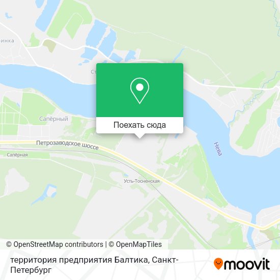 Карта территория предприятия Балтика