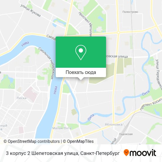 Карта 3 корпус 2 Шепетовская улица