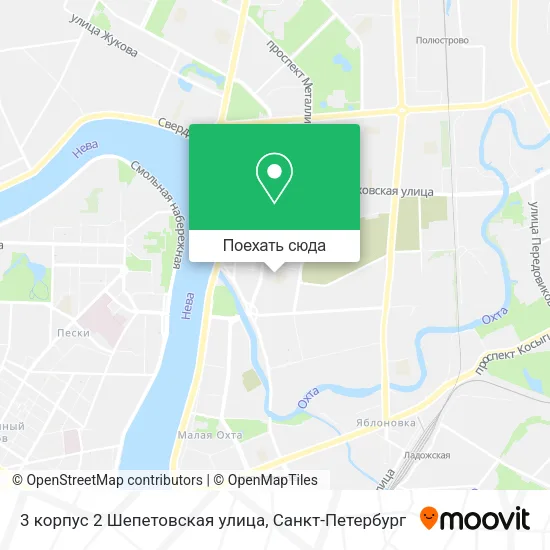 Карта 3 корпус 2 Шепетовская улица