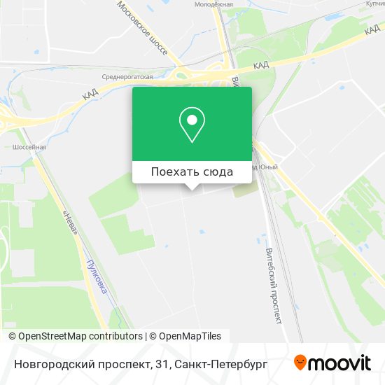 Карта Новгородский проспект, 31
