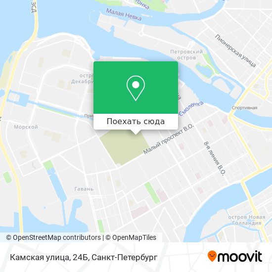 Карта Камская улица, 24Б