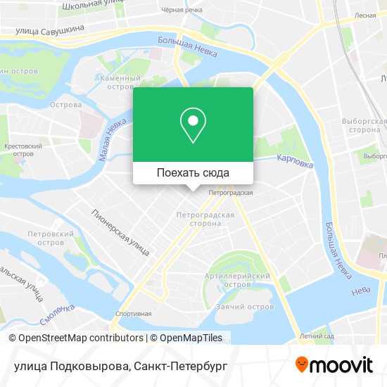 Карта улица Подковырова