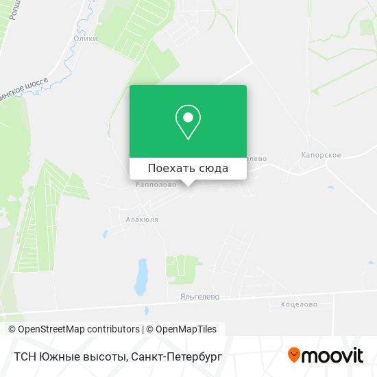 Карта ТСН Южные высоты