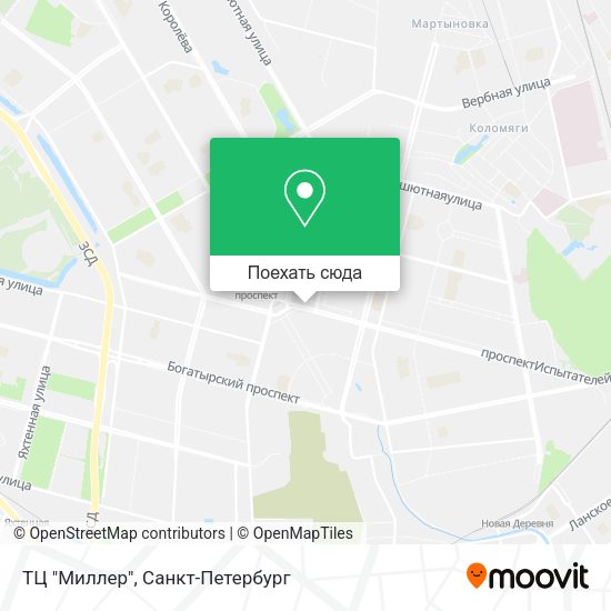 Карта ТЦ "Миллер"