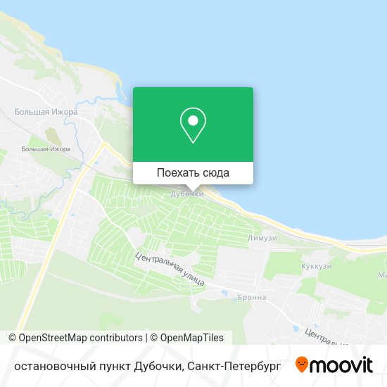 Карта остановочный пункт Дубочки