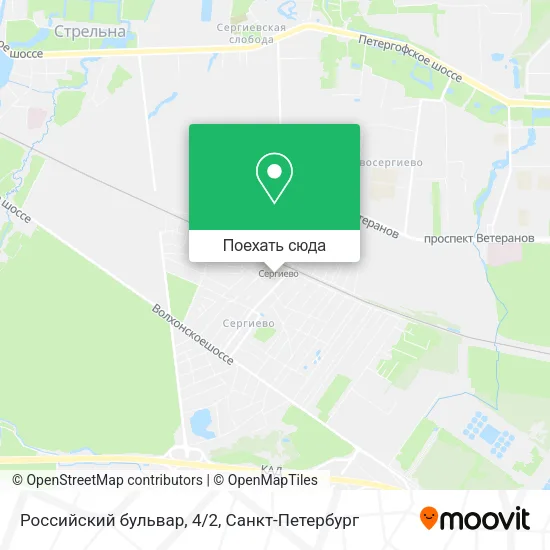 Карта Российский бульвар, 4/2