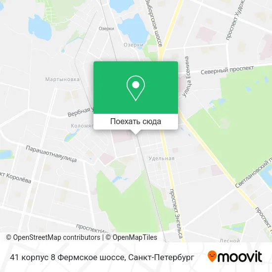 Карта 41 корпус 8 Фермское шоссе